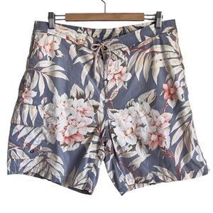 Polo Ralph Lauren Tropical Swim Shorts Vintage Cargo Hawaiian Preppy Beach Large